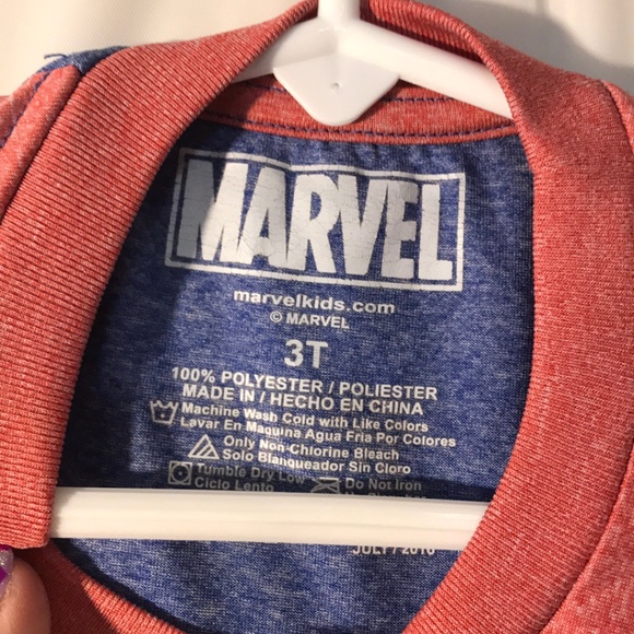 ⬇️$15 Marvel Captain American L/S Boys Top Size 3T - Picture 4 of 4